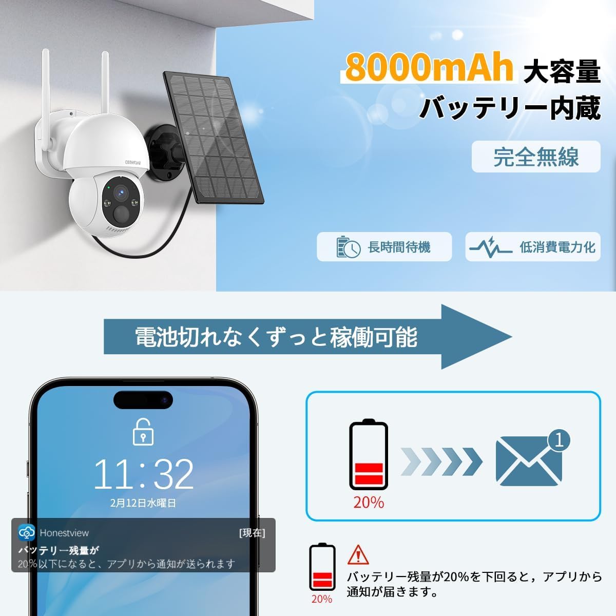 【双方向通話】 防犯カメラ ワイヤレス モニター付き 屋外 防犯カメラセット 4台 ワイヤレス防犯カメラ モニターセット wifi防犯カメラ 無線 防犯カメラ 監視カメラ 夜間カラー 家庭用カメラ 無線屋外 wi-fiなし ohwoai セキュリティカメラ モニターセット 400万画素 ソーラー 防犯 防犯 ランキング 4台セット 10ch