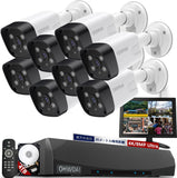 Load image into Gallery viewer, [8MP, Two-Way Talk] 4K POE Security Camera Set, 8 Cameras, Outdoor, POE Power Supply, Monitor Included, Surveillance Camera, Wired Security Camera Set, Eligible Invoices Available