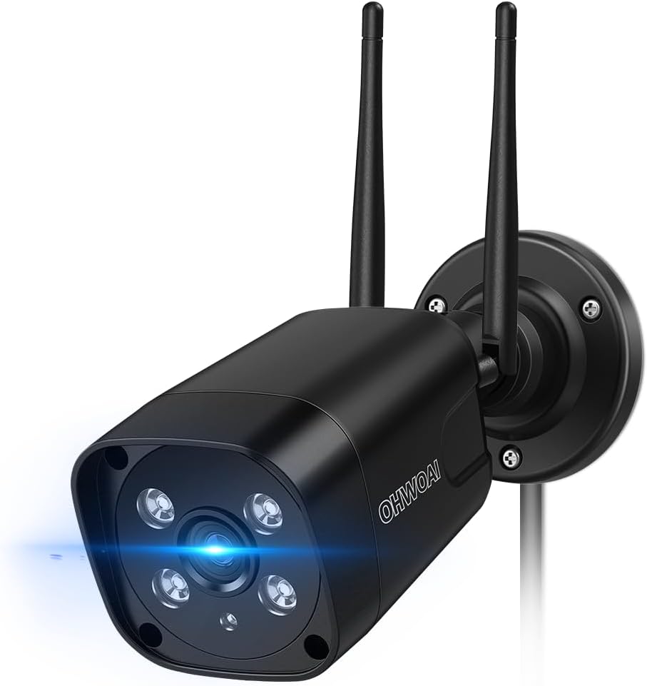 ダブルアンテナ・双方向通話・𝟏𝟑𝟎°広角】防犯カメラ