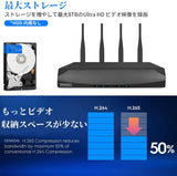 Load image into Gallery viewer, OHWOAI ワイヤレスカメラだけ適用 1920P 500万画素防犯録画機 ハイビジョン画質 防犯カメラ10台まで接続可能 携帯遠隔監視対応 日本語システム 防犯監視 ネットワークレコーダー セキュリティー 再生録画装置 多種録画機能搭載 HDD付属しない(アダプター付属) (ブラック（10CH）) (ワイヤレスNVR)