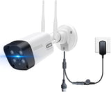 画像をギャラリービューアに読み込む, 【発光威嚇・カラー暗視】OHWOAI ワイヤレス防犯カメラ AI人体検知 500万画素 屋外ワイヤレスセキュリティカメラ 屋外屋内 無線 監視カメラ 増設用のみ 独立作動不可 適格請求書発行可