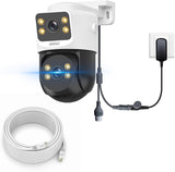 画像をギャラリービューアに読み込む, 【二つ監視画面・カラー監視撮影・自動追跡】OHWOAI 防犯カメラ 4K 800万画素POE 監視カメラ 単品および追加機能付き 人/車/動物検知 有線接続 micro SDカード録画