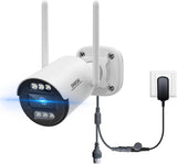 Load image into Gallery viewer, Security camera 5 megapixels wireless expansion not available for standalone use surveillance camera (power adapter included) wireless security surveillance camera wireless outdoor wireless security camera security camera set ranking