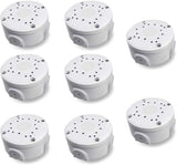 画像をギャラリービューアに読み込む, カメラ用 防水ジャンクションボックス IPカメラ用  電気エンクロージャ 屋内/屋外用 ネジケーブルDIYケース (白)