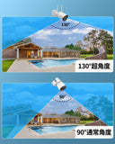Load image into Gallery viewer, [Double antenna, two-way talk, 𝟏𝟑𝟎° wide angle] Wireless security camera, outdoor security camera set, 4 cameras, wireless surveillance camera set
