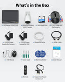 画像をギャラリービューアに読み込む, 《122°広角&amp;オールインワンDVR》屋外有線防犯カメラシステム、屋外CCTVカメラ、ホームビデオ監視システム