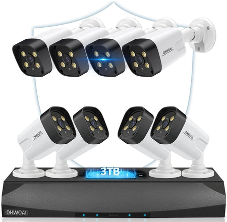 OHWOAI POE防犯カメラセット 8MP POE set x 8 – JP OHWOAI