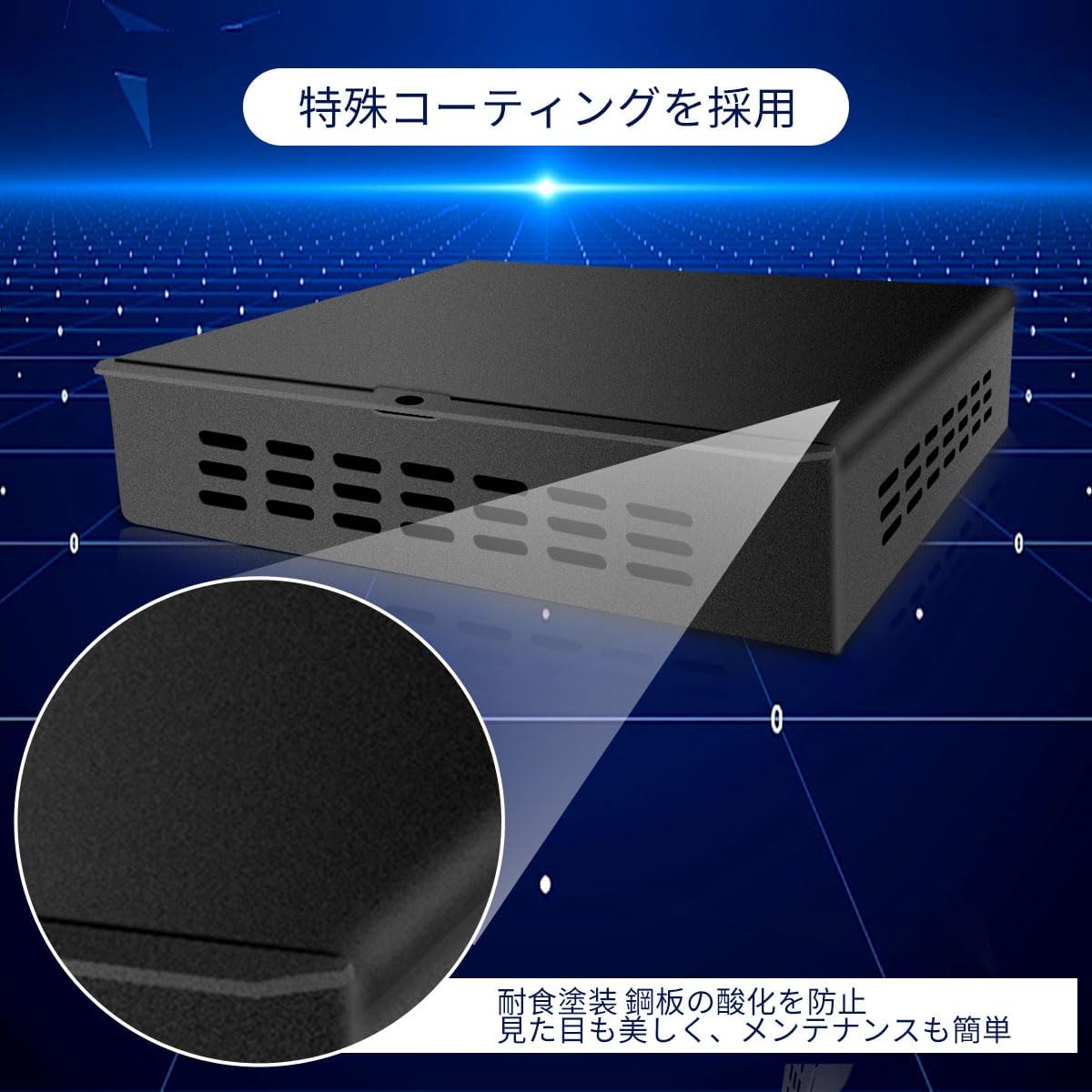 セキュリティ 防犯カメラ DVR NVR ロックボックス NVRボックス ロック付き セキュリティロックボックス 壁または床取り付け 監視システム用