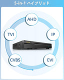 画像をギャラリービューアに読み込む, OHWOAI AHDレコーダー 録画機 500万画素録画機 8台まで接続可能 遠隔監視 日本語システム 防犯監視 セキュリティー (ブラック（8CH）)