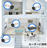 画像をギャラリービューアに読み込む, 【4K/800万画素・双方向通話・130°広角】POE防犯カメラ 防犯カメラ単体 屋内屋外対応 poe 監視カメラ 監視カメラ 増設用