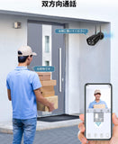 画像をギャラリービューアに読み込む, 【ダブルアンテナ・双方向通話・𝟏𝟑𝟎°広角】 防犯カメラ ワイヤレス 屋外 監視カメラ 適格請求書発行可 広角レンズ 家庭用 無線屋外 wi-fiなし ohwoai セキュリティ 500万画素 増設用のみ