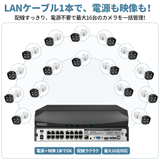 Load image into Gallery viewer, [8MP, Two-way Talk, 130° Ultra Wide Angle] Security Camera POE Security Camera Set 12 Cameras Outdoor Surveillance Camera Set Surveillance Security Camera POE Power Supply Wired Up to 16 Cameras Can Be Added